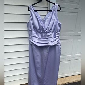 silky lavender gown david’s bridal
